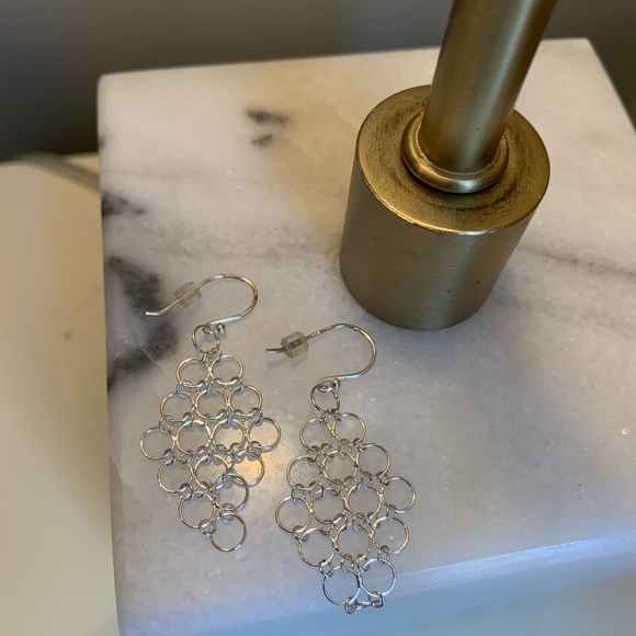 Silver earrings - Picture 2 of 4